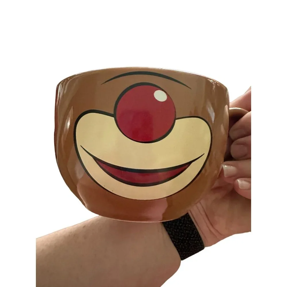 Rudolph 🔴 🦌 the Red Nosed‎ Reindeer Dept 56 latte mug